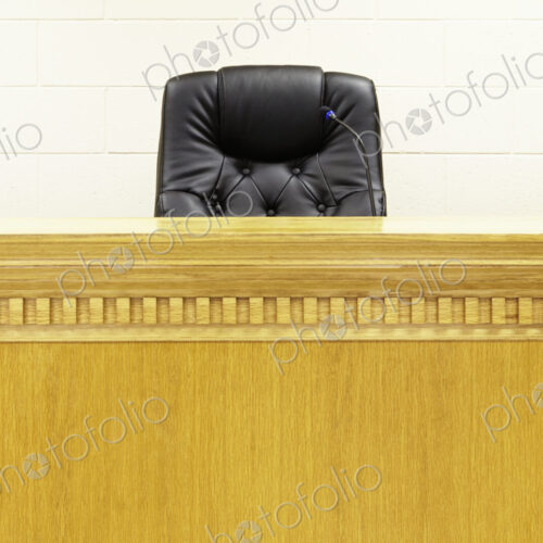 Judges Bench and Chair Judges Bench and Chair