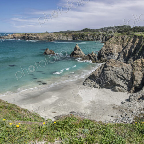 Jug Handle State Natural Reserve, Mendocino County, an elevated view of the coastline… Jug Handle State Natural Reserve, Mendocino County, an elevated view of the coastline…