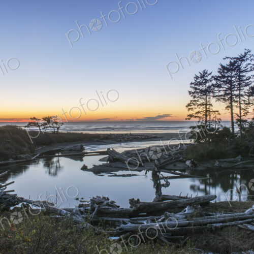 Kalaloch, a beach on the coast of the Olympic national park at Sunset. Kalaloch, a beach on the coast of the Olympic national park at Sunset.