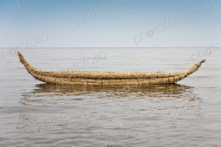 Kayak Made of Reeds