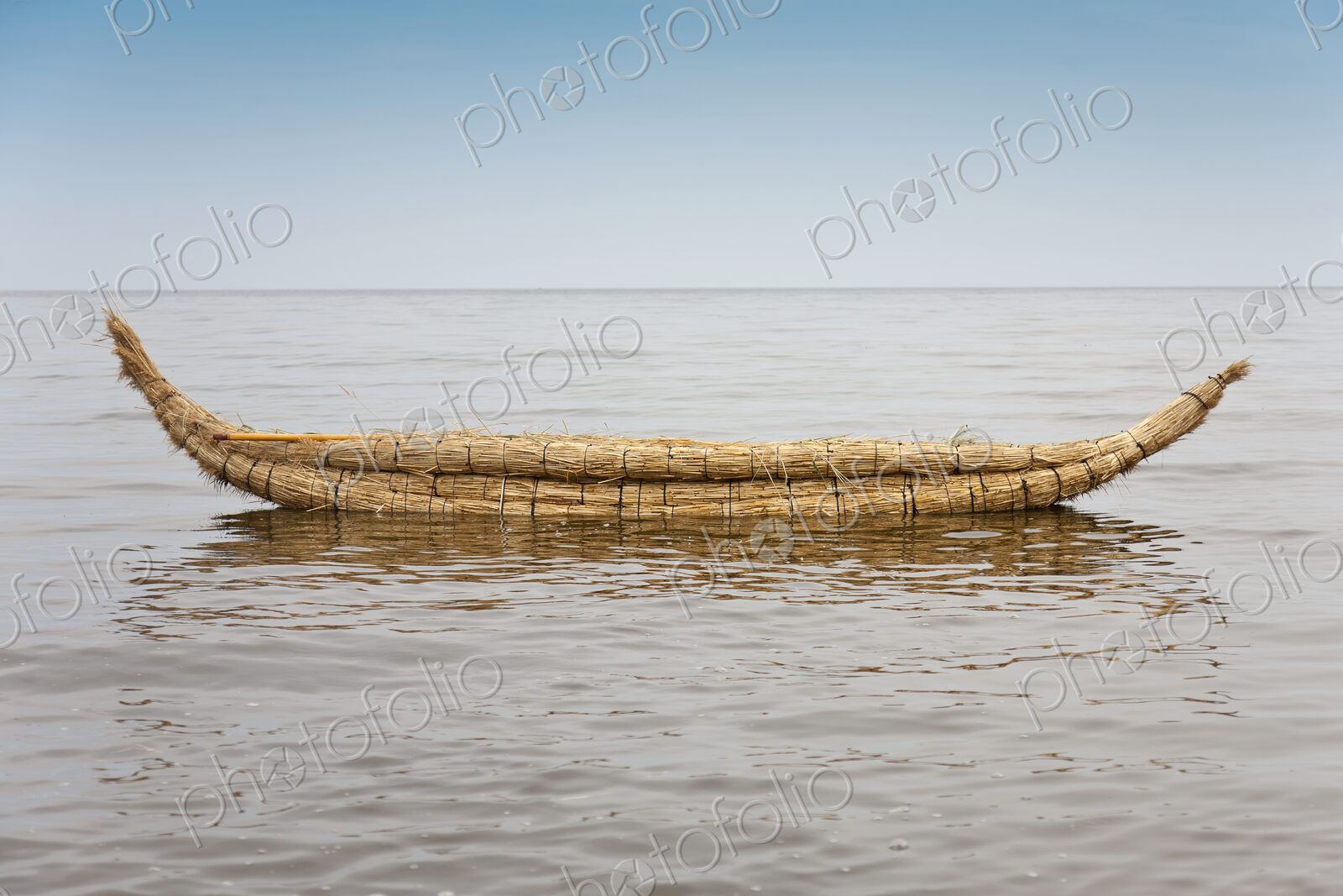 Kayak Made of Reeds