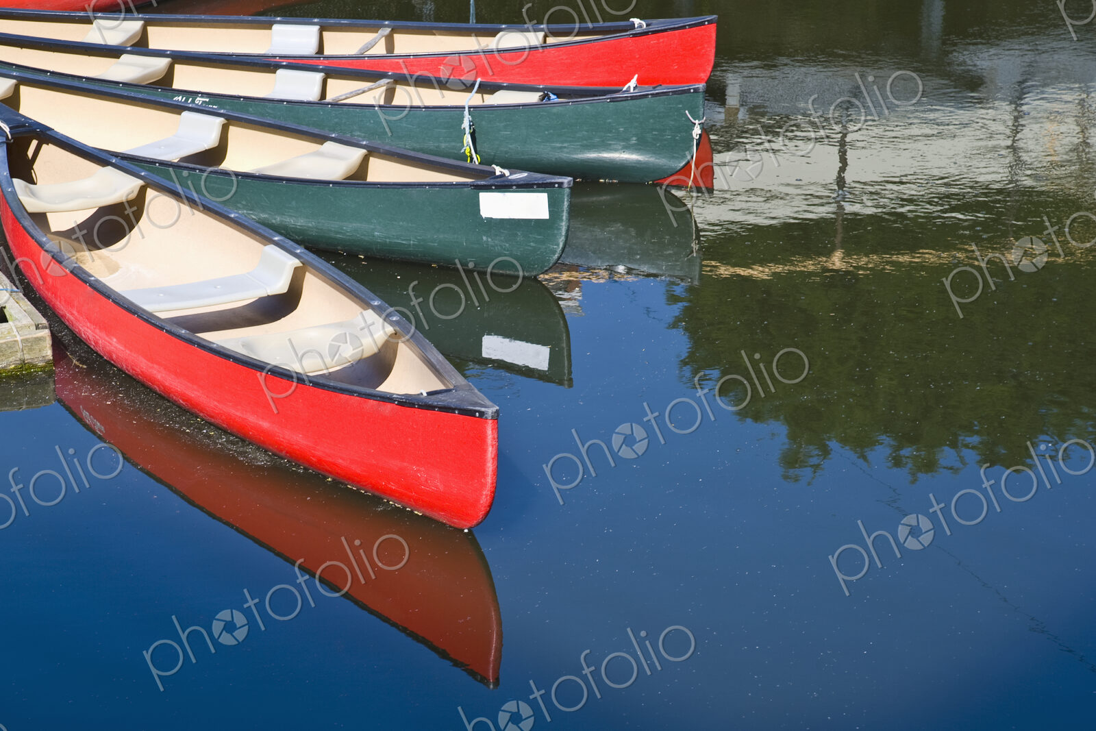 Kayak boats on the River Thames