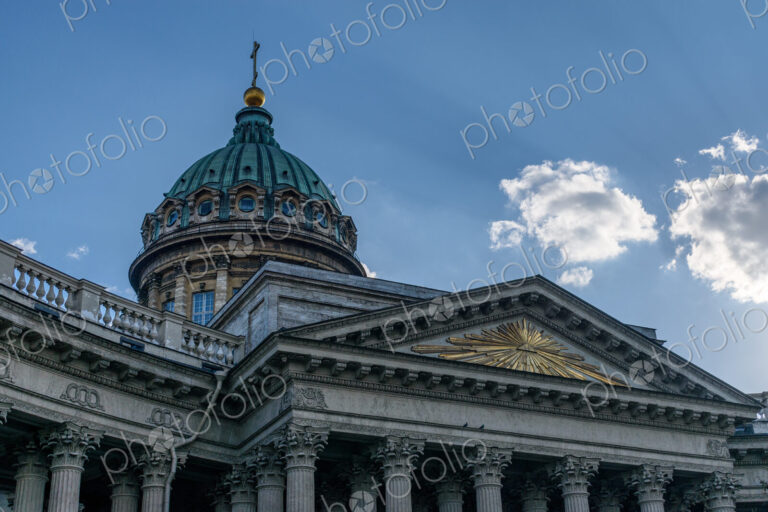 Kazan Cathedral or Kazanskiy Kafedralniy Sobor, Cathedral of Our Lady of Kazan, the…