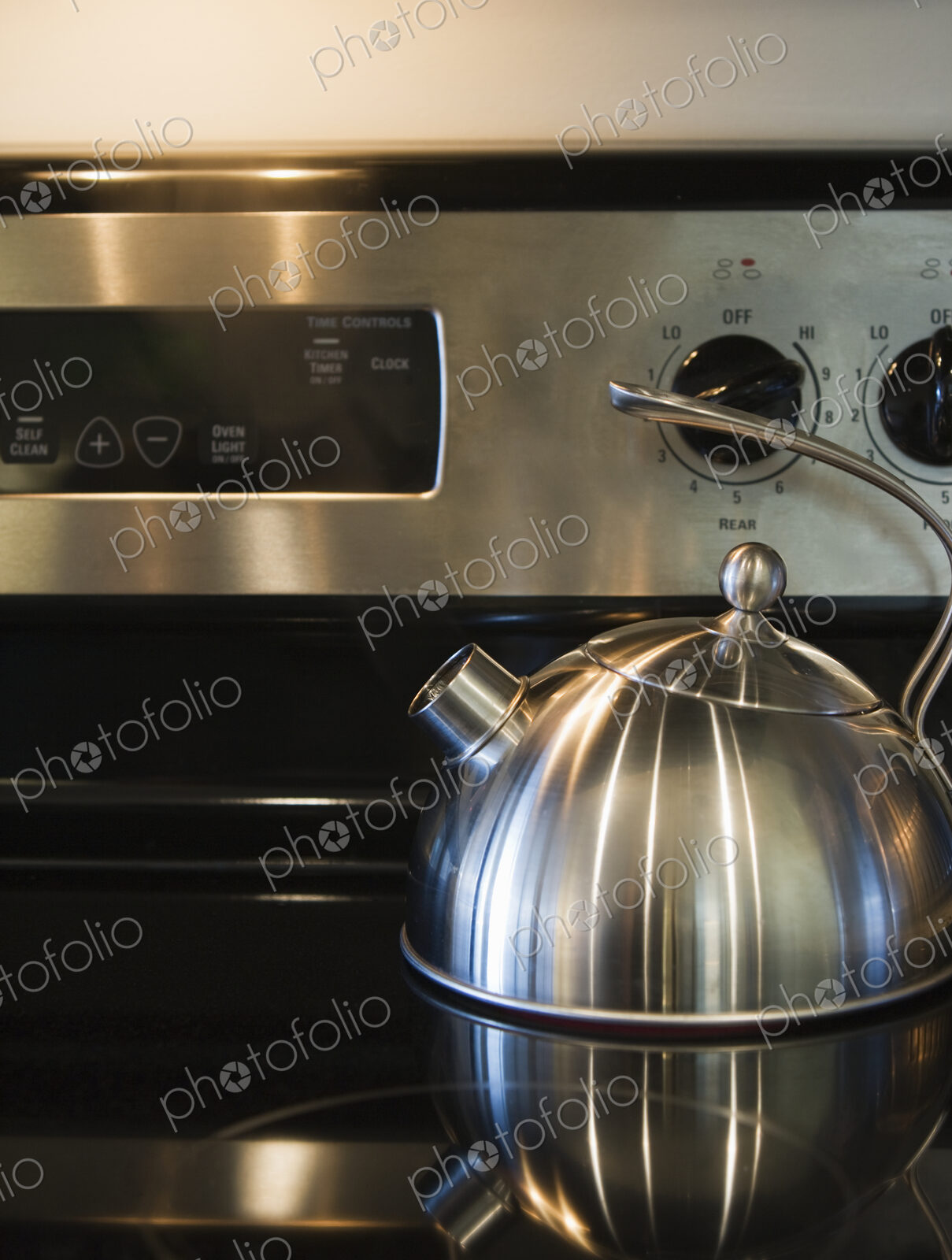 Kettle on a Stove Range
