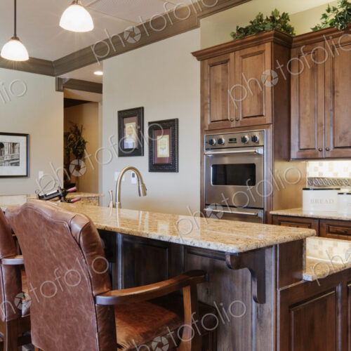 Kitchen Space With Eating Bar