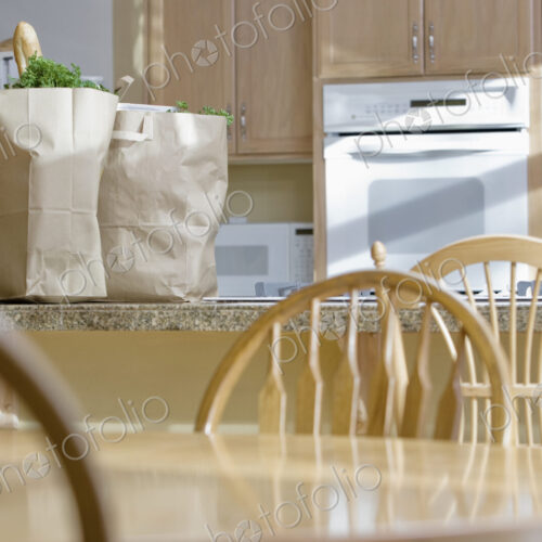 Kitchen with Groceries Kitchen with Groceries