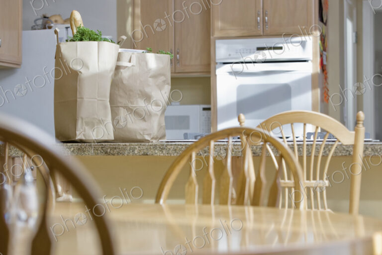 Kitchen with Groceries