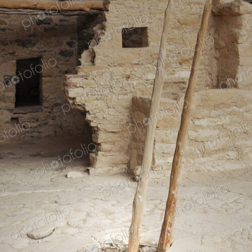 Ladder Leading to Cliff Dwellings Ladder Leading to Cliff Dwellings