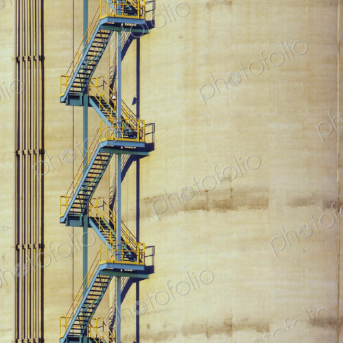 Ladder On Side of Building