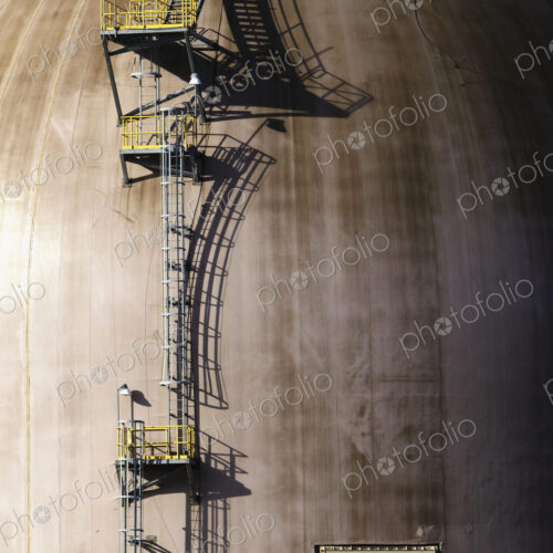 Ladder On Side of Building