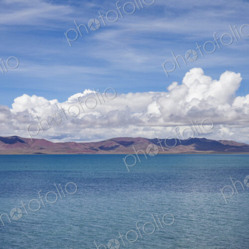 Lake Cuona from the Roof of the World Train Amdo County, Autonomous Region of Tibet
