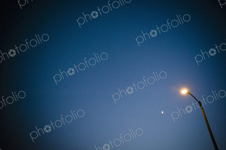Lamppost at dusk