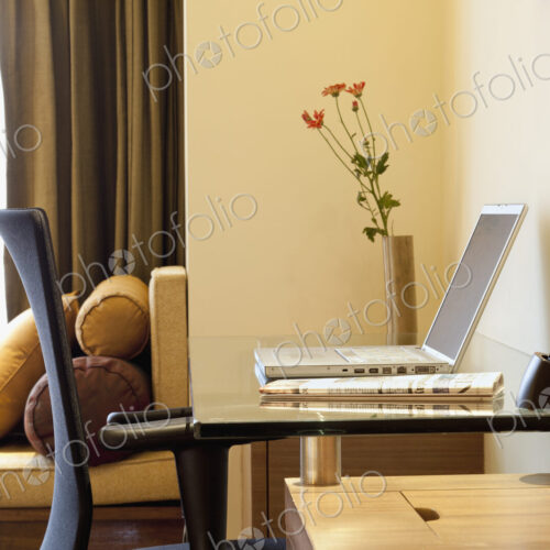 Laptop at a Desk Laptop at a Desk