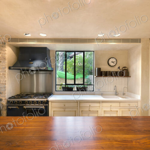 Large Counter Top in a Home Kitchen Large Counter Top in a Home Kitchen