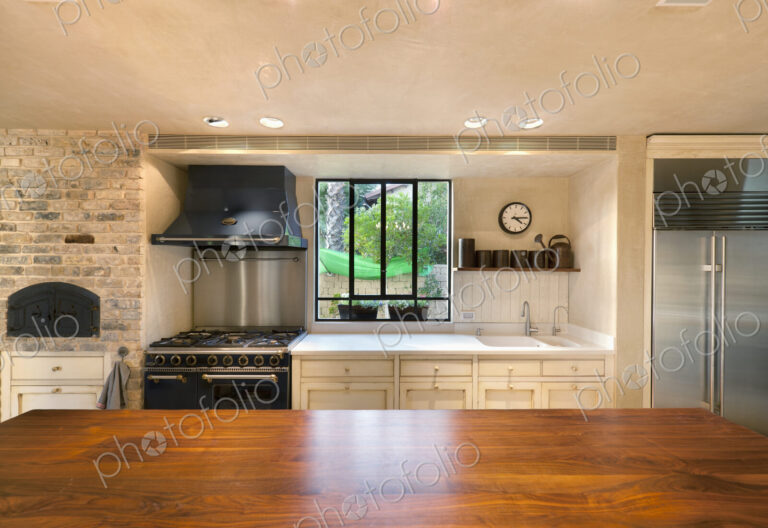 Large Counter Top in a Home Kitchen