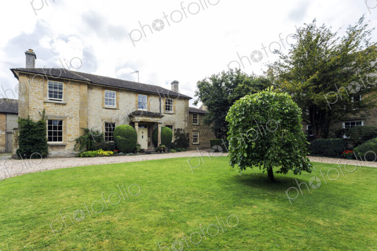 Large front yard of house