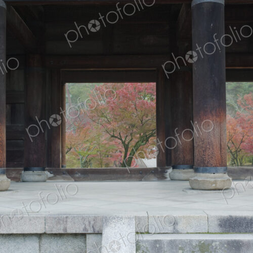 Large traditional main gate, the Sanmon Gate, also known as the Dragon gate ,Nanzenji…