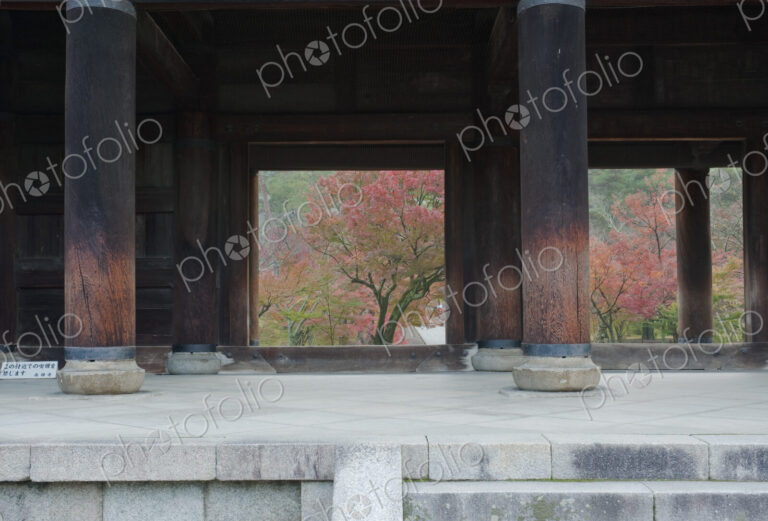 Large traditional main gate, the Sanmon Gate, also known as the Dragon gate ,Nanzenji…