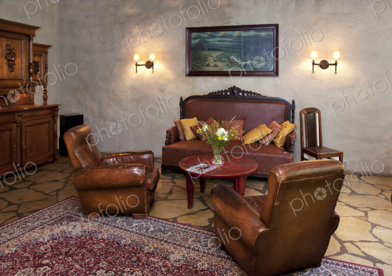 Leather Seating at Pädaste Manor
