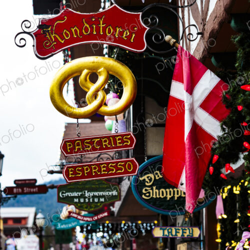 Leavenworth, a Bavarian themed town in eastern Washington. Leavenworth, a Bavarian themed town in eastern Washington.