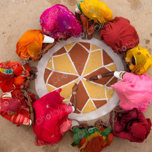 Life in a small Rajasthan village, India