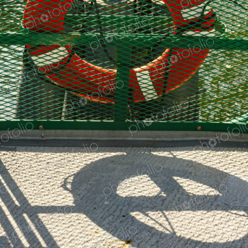 Life ring on the Spokane Ferry, Puget Sound