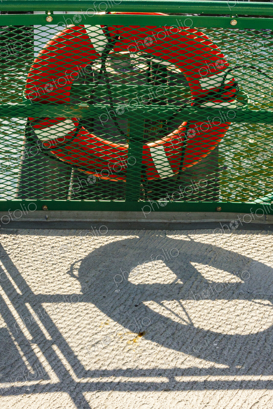 Life ring on the Spokane Ferry, Puget Sound