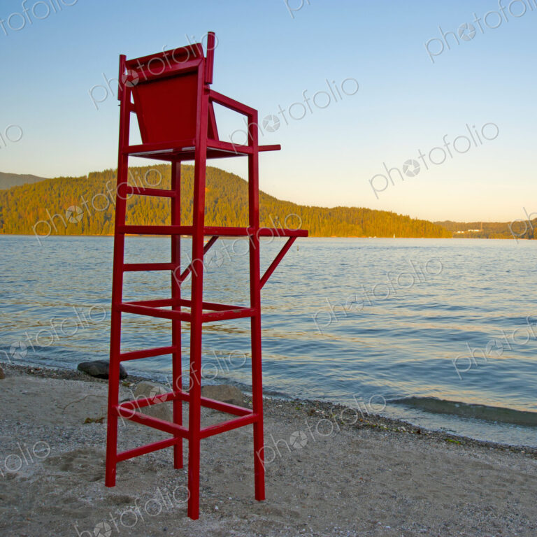 Lifeguard Chair at the Beach