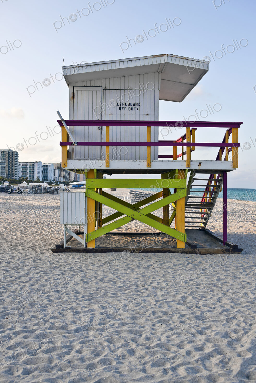 Lifeguard Hut on the Beach