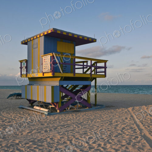 Lifeguard Hut on the Beach Lifeguard Hut on the Beach