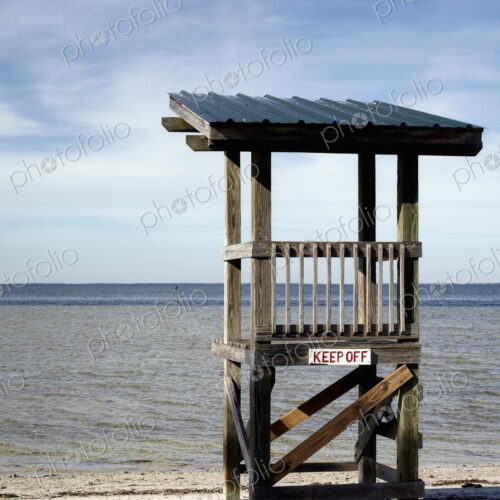 Lifeguard Stand at the Beach Lifeguard Stand at the Beach