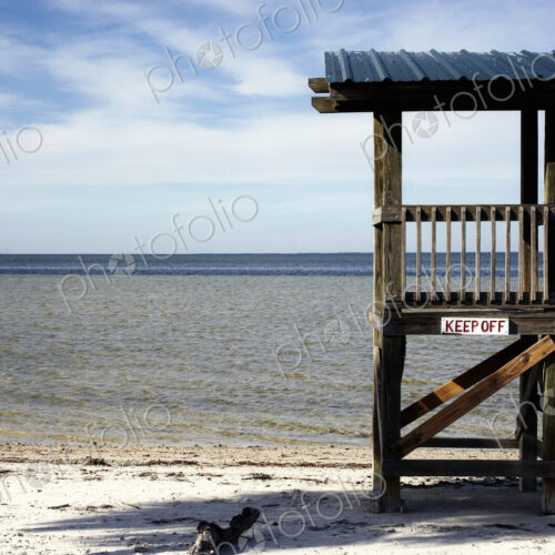 Lifeguard Stand at the Beach Lifeguard Stand at the Beach
