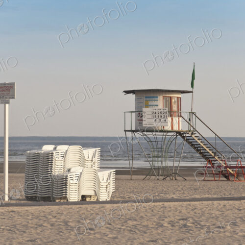 Lifeguard Tower at the Beach
