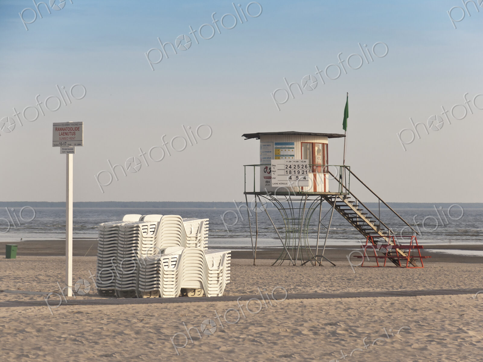 Lifeguard Tower at the Beach