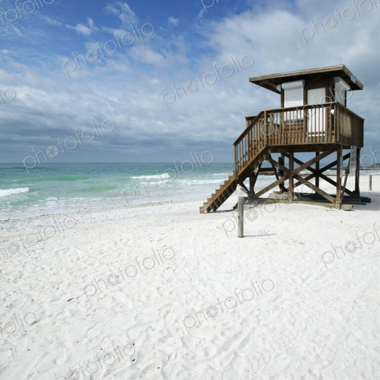 Lifeguard Tower on the Beach