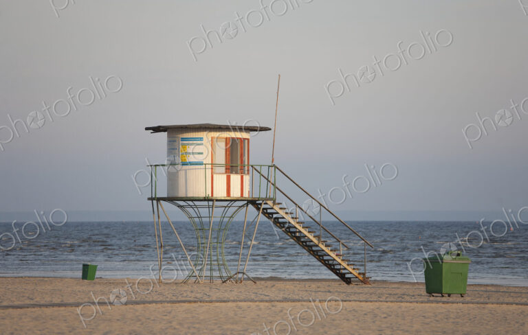 Lifeguard Tower on the Beach