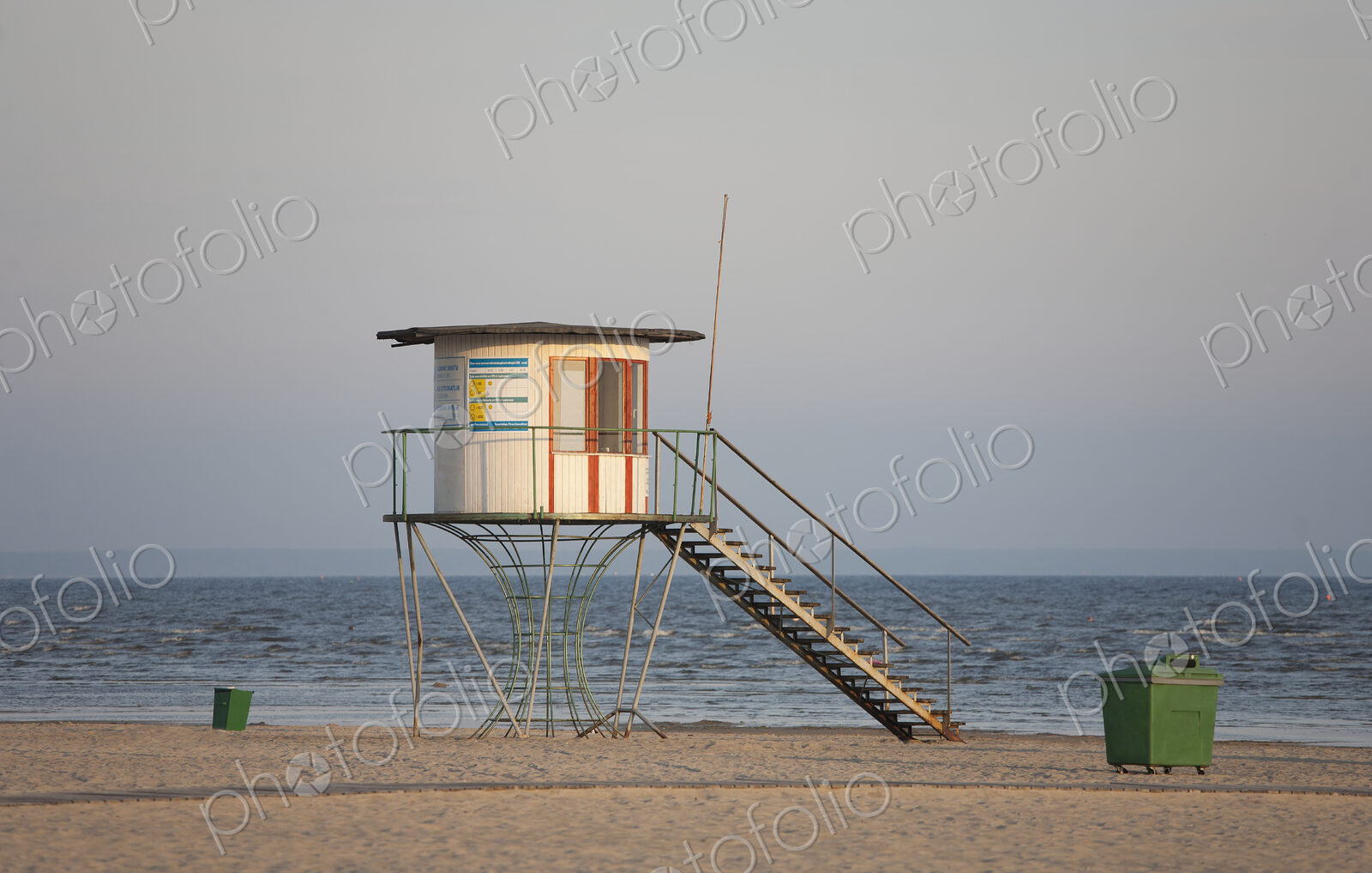Lifeguard Tower on the Beach