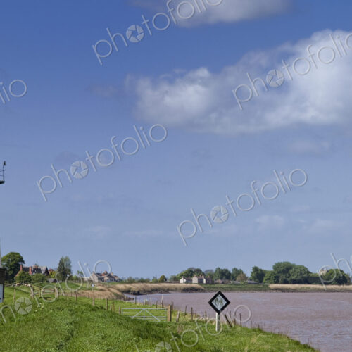 Lighthouse, Whitgift, England, UK. Lighthouse, Whitgift, England, UK.