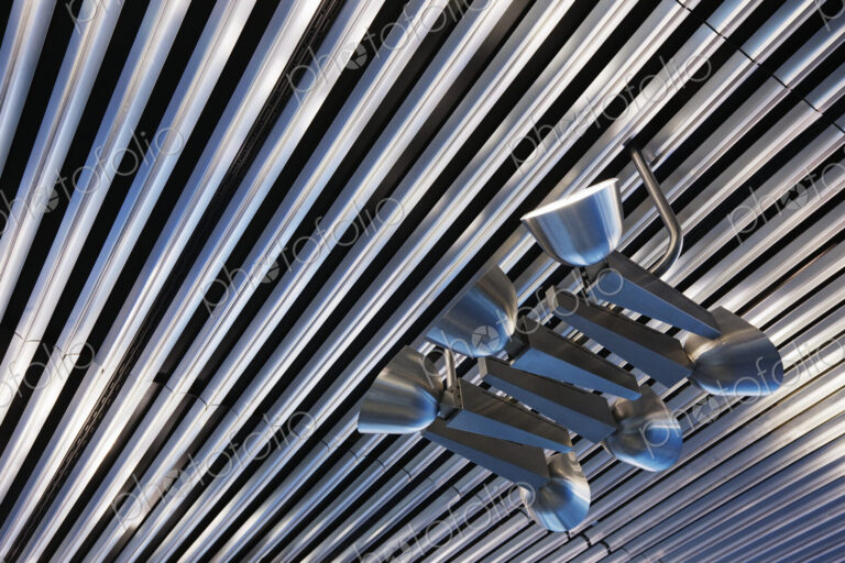 Lighting on Corrugated Style Ceiling