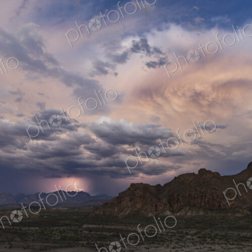 Lightning over the Chisos Mountains in Big Bend National Park Lightning over the Chisos Mountains in Big Bend National Park