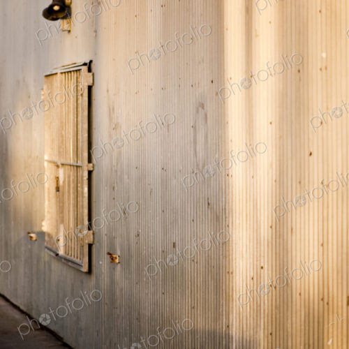 Lights Above a Bared Building Window Lights Above a Bared Building Window
