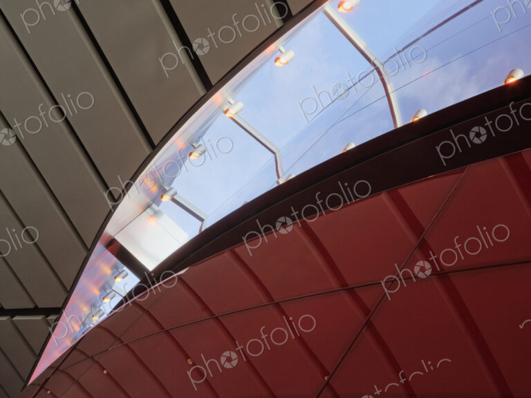 Lights in Skylight of Building