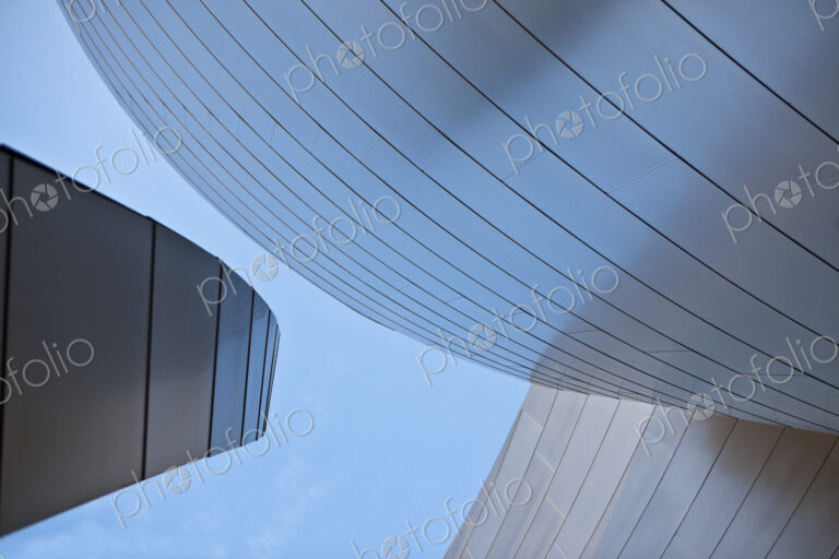 Lined Walls of a Modern Office Building