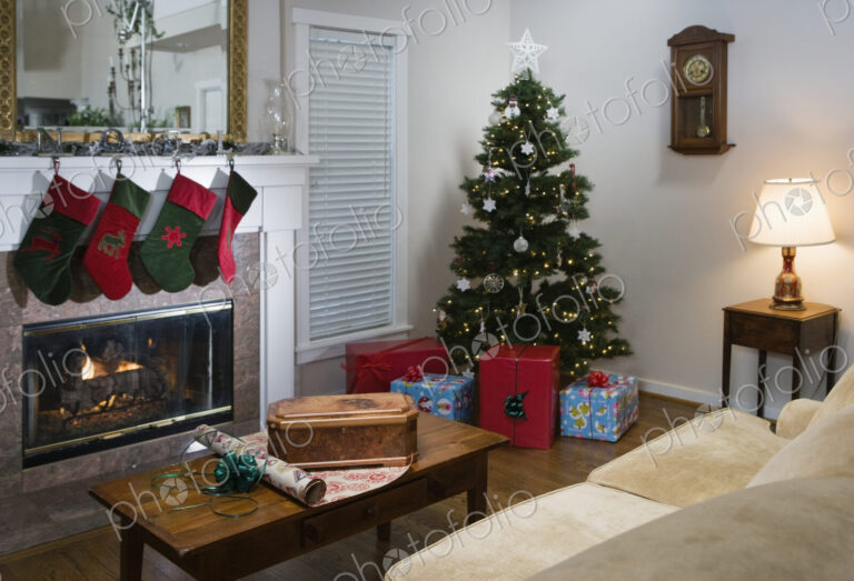 Living Room at Christmas
