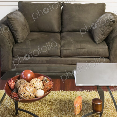 Living Room with Shag Rug Living Room with Shag Rug