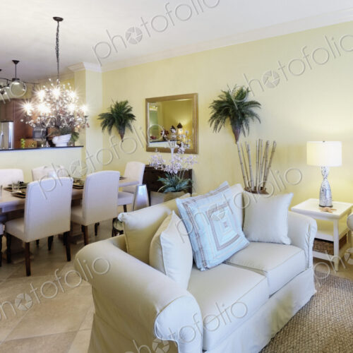 Living room and dining room Living room and dining room
