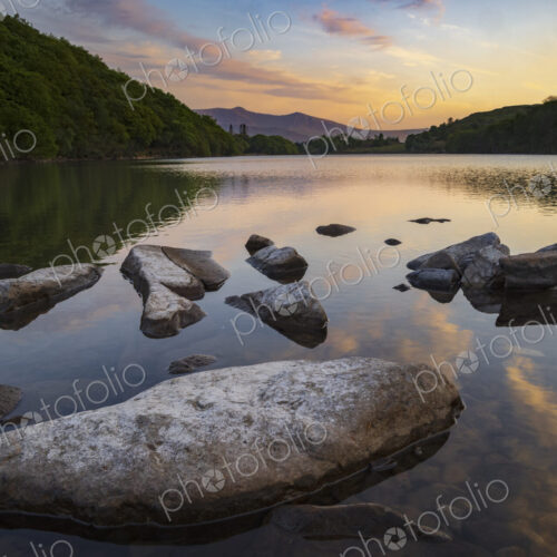Llyn Cuinwch at Sunset Llyn Cuinwch at Sunset