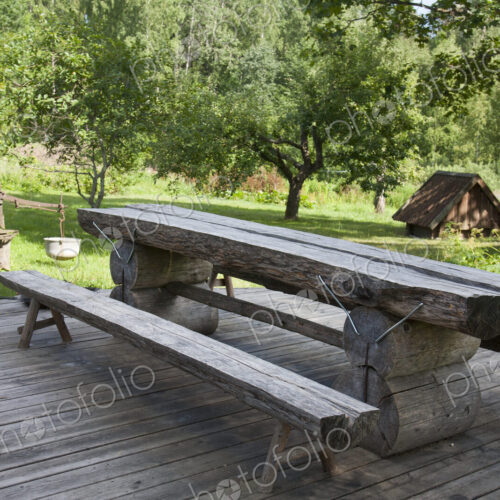 Log Picnic Table Log Picnic Table