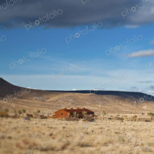 Lone House in the Desert