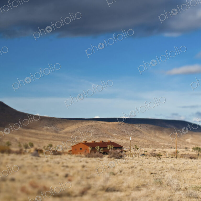 Lone House in the Desert
